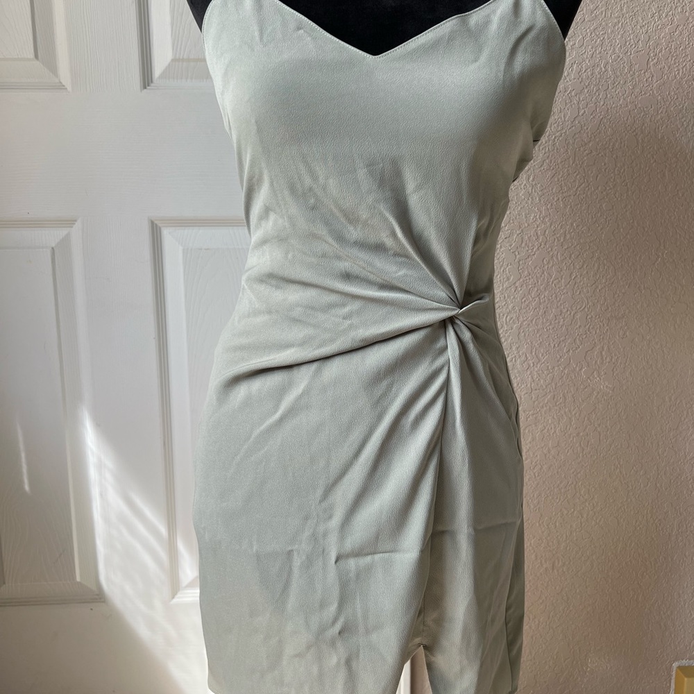Abercrombie Sage Mini Dress XS Tall NEW